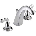 Delta Foundations 8 in. Widespread 2-Handle Bathroom Faucet in Chrome