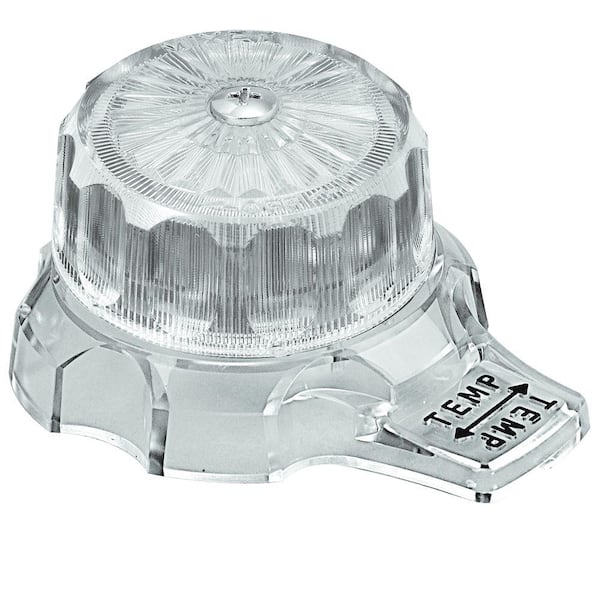 BrassCraft Temperature and Volume Control Single-Lever Handle in Clear for Mixet Tub and Shower Faucets