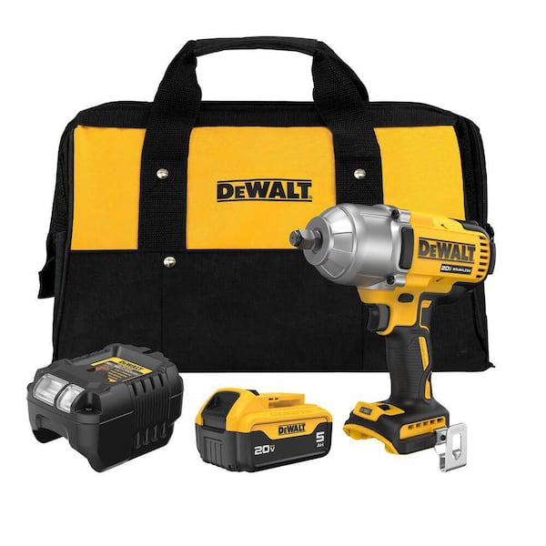 DEWALT 20V MAX Lithium-Ion Cordless 1/2 in. Impact Wrench Kit