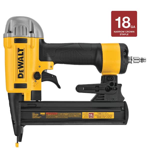 DEWALT Pneumatic 18-Gauge 1/4 in. Crown Corded Stapler DWFP1838