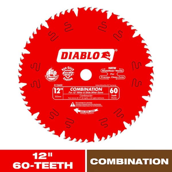 DIABLO 12in. x 60-Tooth Combination Saw Blade for Wood