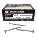 Grip-Rite #9 x 2-1/2 in. #2 Phillips Bugle Head Coarse Thread Sharp Point Coated Exterior Wood Screws 1 lb. Box