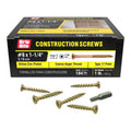 Grip-Rite #8 x 1-1/4 in. Star Drive Dual Flat Head Coarse Thread Construction Screws 1 lb. Box
