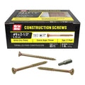 Grip-Rite #9 x 2-1/2 in. Star Drive Dual Flat Head Coarse Thread Construction Screws 1 lb. Box