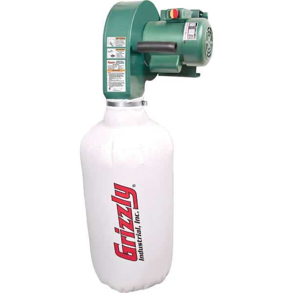 Grizzly Industrial 1 HP Wall Hanging Dust Collector