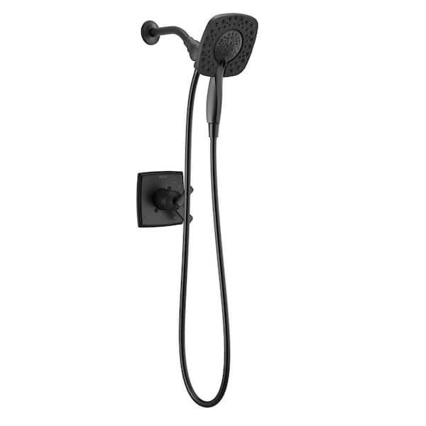 Delta Ashlyn In2ition 2-in-1 Rough Not Included 1-Handle Shower Faucet in Matte Black (Valve Not Included)