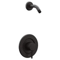 MOEN Align Single-Handle Posi-Temp Shower Faucet Trim Kit in Matte Black (Valve and Shower Head Not Included)