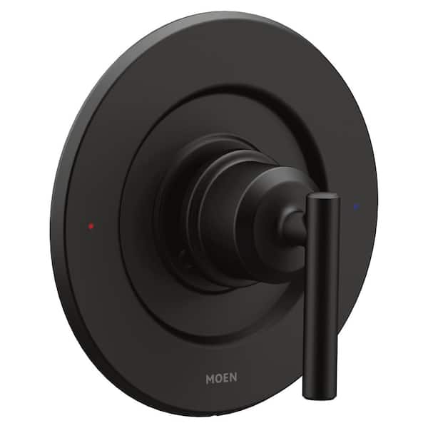 MOEN Gibson 1-Handle Posi-Temp Valve Only Faucet Trim Kit in Matte Black (Valve Not Included)