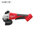 Milwaukee M18 18V Lithium-Ion Brushless Cordless 4-1/2 in./5 in. Grinder w/Paddle Switch (Tool-Only)