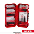 Milwaukee SHOCKWAVE Impact Duty Alloy Steel Screw Driver Bit Set (35-Piece)