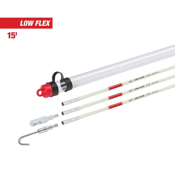 Milwaukee 15 ft. Low Flex Fiberglass Fish Stick Kit with Accessories