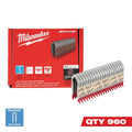 Milwaukee 1-1/2 in. 9-Gauge Galvanized Staples for M18 FUEL Utility Fencing Stapler (960 Per Box)