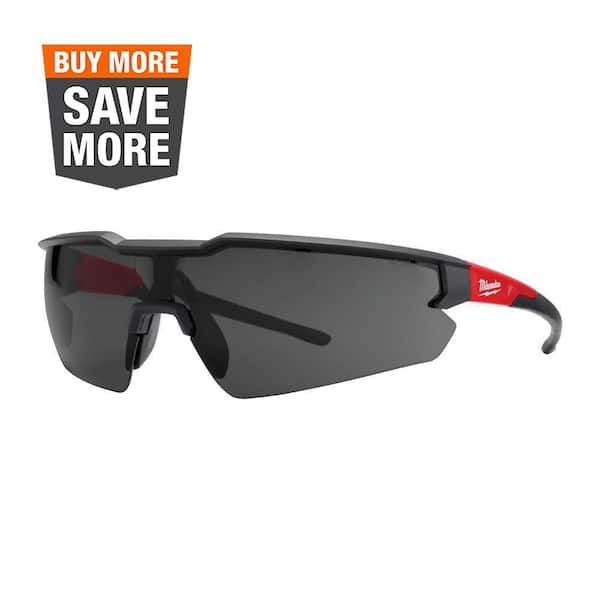 Milwaukee Tinted Safety Glasses Anti-Scratch Lenses