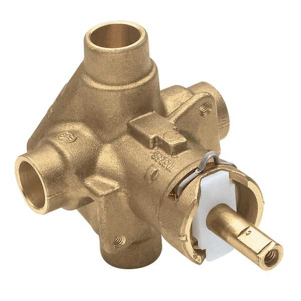 MOEN Brass Rough-In Posi-Temp Pressure-Balancing Cycling Tub and Shower Valve - 1/2 in. CC Connection
