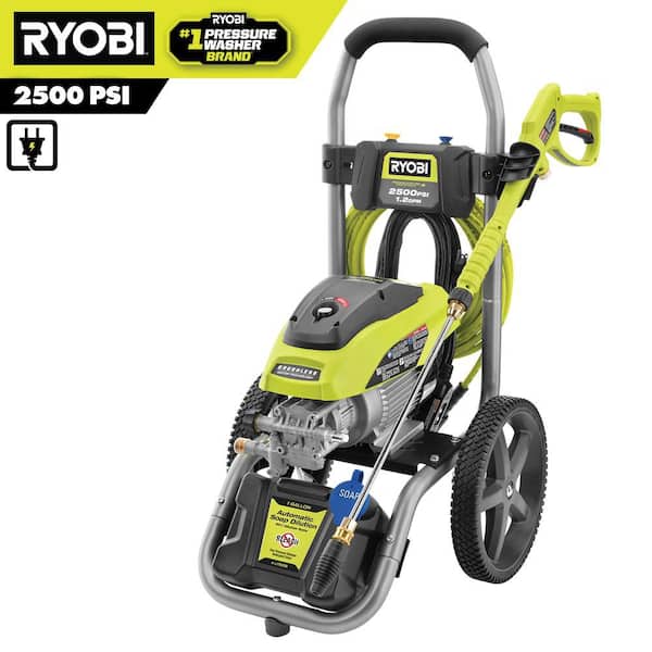 RYOBI 2500 PSI 1.2 GPM High Performance Cold Water Electric Pressure Washer RY142500