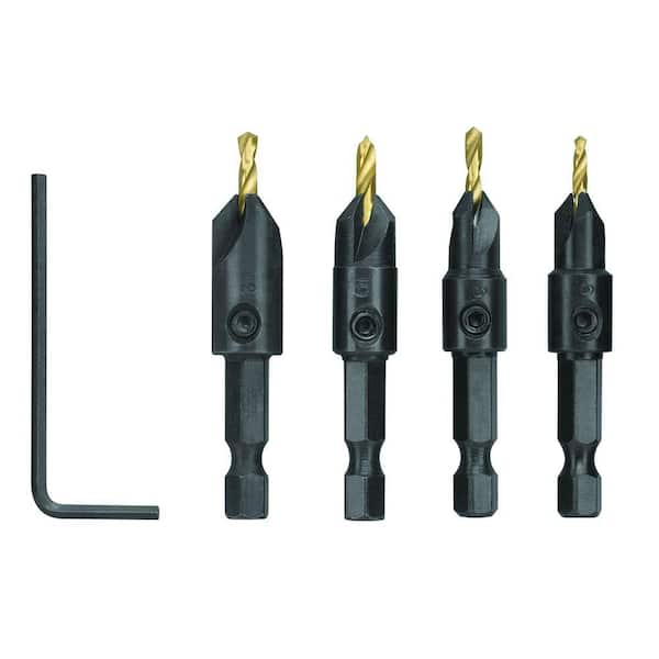 RYOBI SpeedLoad+ 5-Piece Power Groove Countersink Drill Bit Set