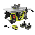 RYOBI ONE+ HP 18V Brushless Cordless 8-1/4 in. Compact Portable Jobsite Table Saw Kit with (2) 4.0 Ah Batteries and Charger