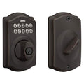 Schlage Camelot Aged Bronze Electronic Keypad Deadbolt
