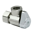 BrassCraft 1/2 in. Compression Inlet x 7/16 in. and 1/2 in. Slip-Joint Outlet 1/4-Turn Angle Valve
