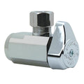 BrassCraft 1/2 in. FIP Inlet x 3/8 in. Compression Outlet 1/4-Turn Angle Valve