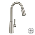 MOEN Riley Single Handle Pull-Down Sprayer Kitchen Faucet with Reflex and Power Clean in Spot Resist Stainless