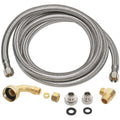 Everbilt 3/8 in. COMP x 3/8 in. COMP x 60 in. Universal Stainless Steel Dishwasher Connector