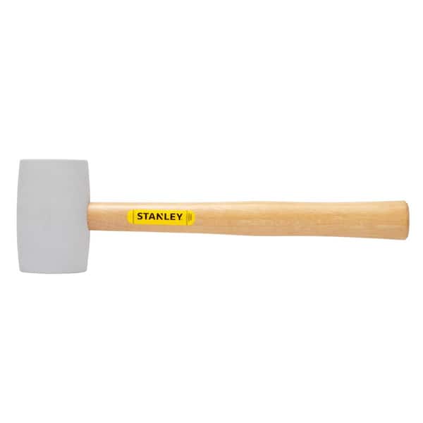 Stanley 16 oz. White Rubber Mallet