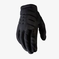 100% BRISKER Women's Glove - Black/Grey — 100%