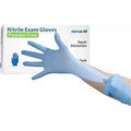 HUAYUAN POWDER FREE NITRILE DISPOSABLE NON-STERILE GLOVES 100PCS MEDIUM BLUE - New — Circleware