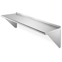 Gridmann NSF Stainless Steel 12x48 Wall Shelf 16GA Commercial Kitchen Restaurant Shelving — Gridmann