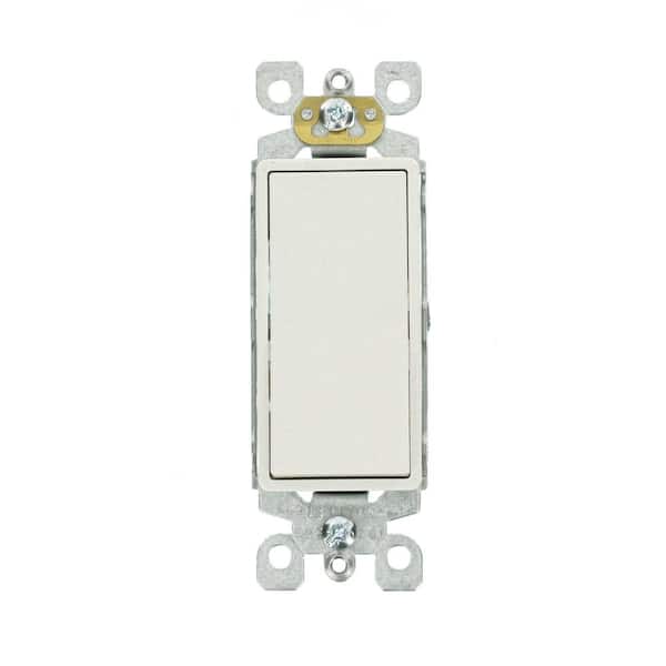 Leviton Decora 15 Amp 3-Way Switch, White 5603-2WS