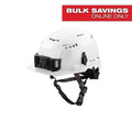 Milwaukee BOLT White Type 2 Class C Front Brim Vented Safety Helmet